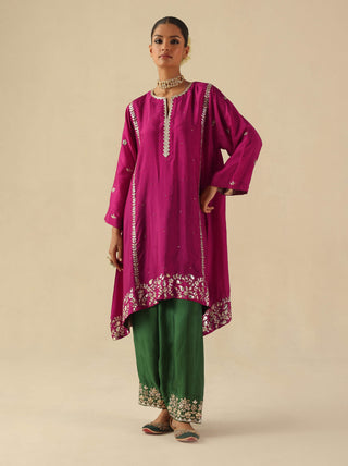 Arzoo fuchsia kurta set