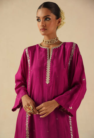 Arzoo fuchsia kurta set