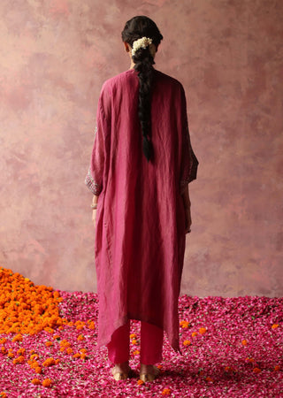 Begum Pret-Heer Pink Phiran Set-INDIASPOPUP.COM