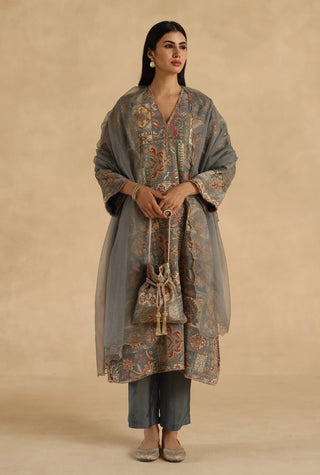 Gray tarini suit set