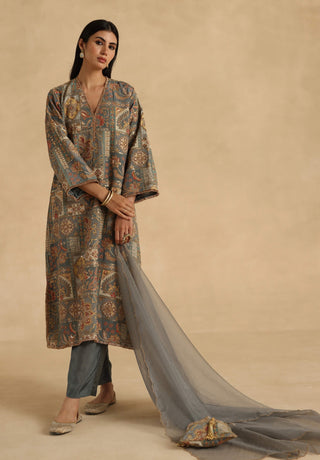 Gray tarini suit set