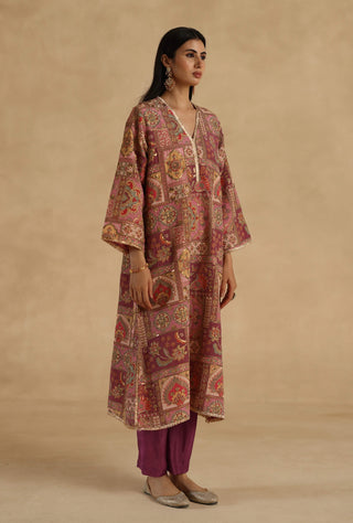 Plum tarini kurta set