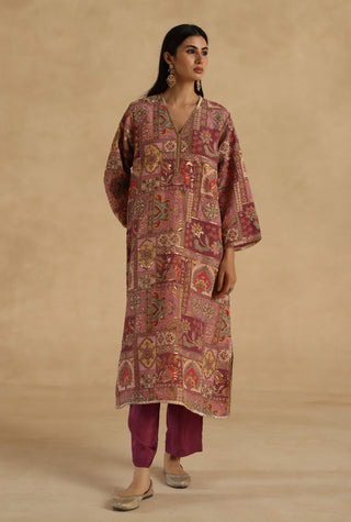 Plum tarini kurta set