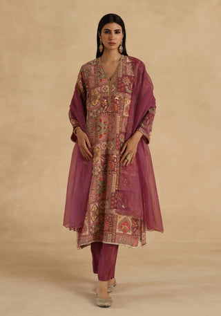 Plum tarini kurta set