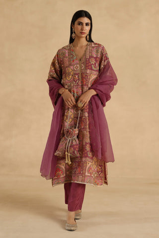 Plum tarini kurta set