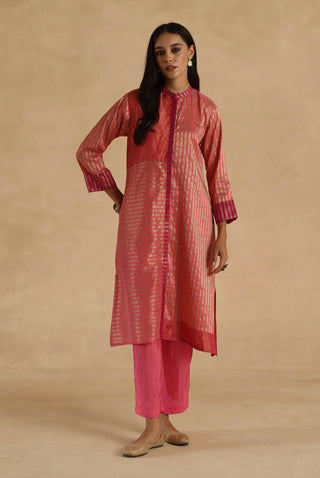 Pink aalam kurta set