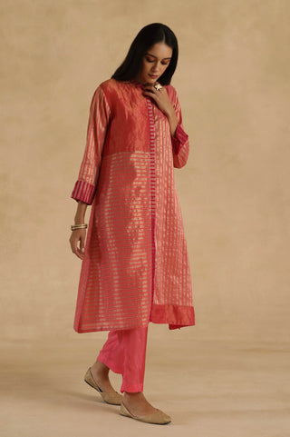 Pink aalam kurta set