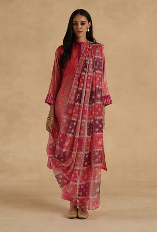 Pink aalam kurta set