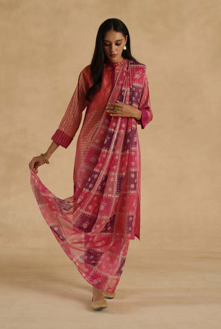 Pink aalam kurta set