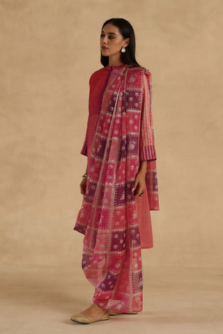 Pink aalam kurta set