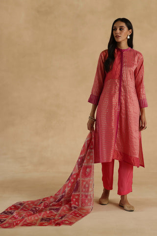 Pink aalam kurta set