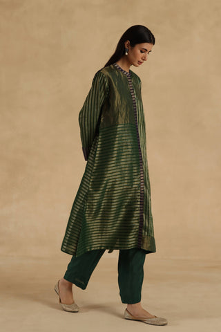 Green aalam kurta set