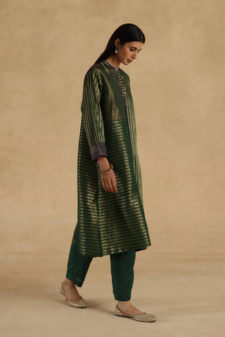 Green aalam kurta set