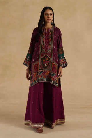 MultiColor chokar sharara set