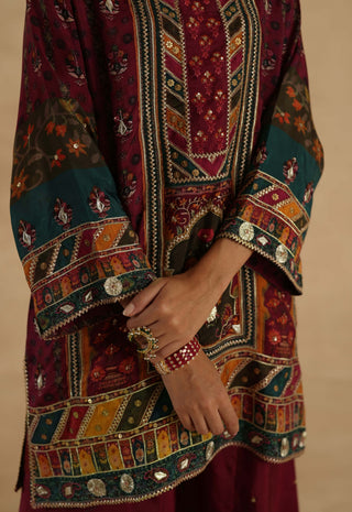 MultiColor chokar sharara set