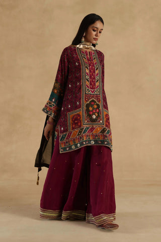 MultiColor chokar sharara set