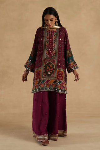 MultiColor chokar sharara set