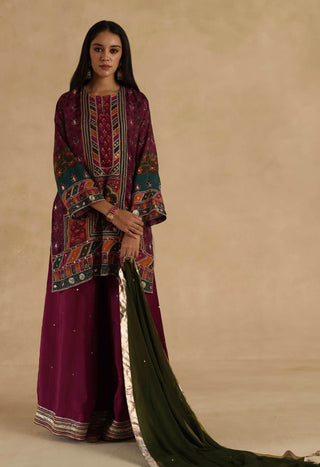 MultiColor chokar sharara set