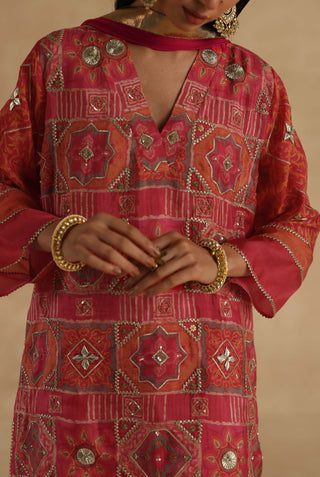 MultiColor kutch sharara set