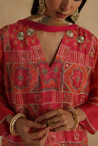 MultiColor kutch sharara set