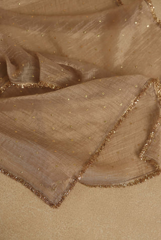 Beige ghazal kurta set