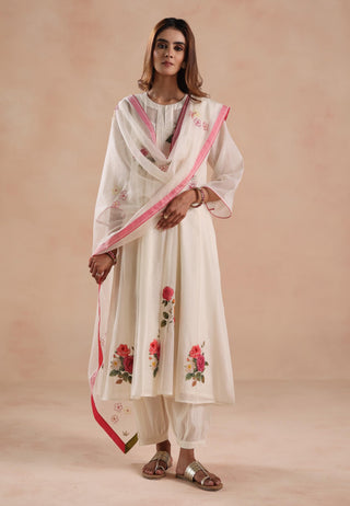 Ivory holi kurta set