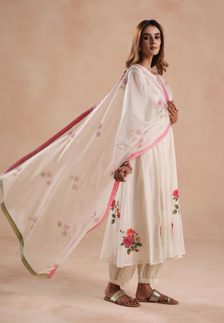 Ivory holi kurta set