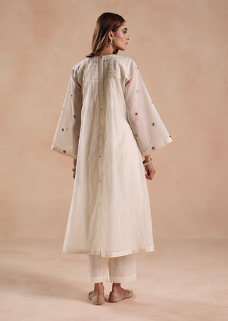 Ivory jheel kurta set