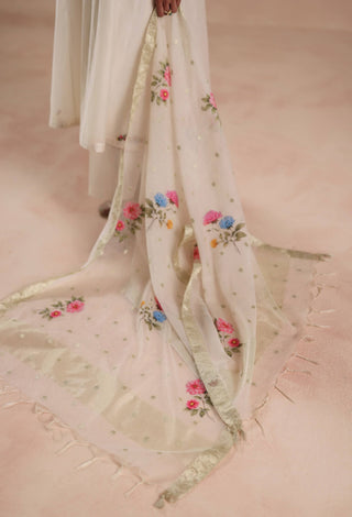 Ivory jheel kurta set