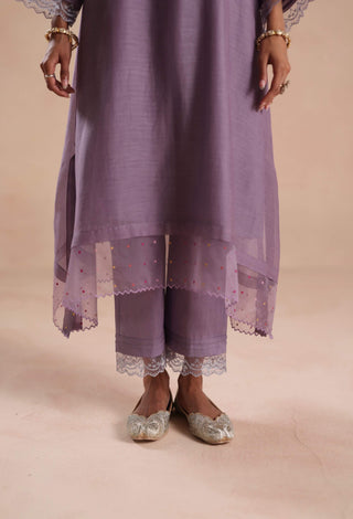 Purple siara kurta set