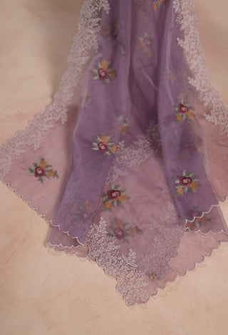Purple siara kurta set