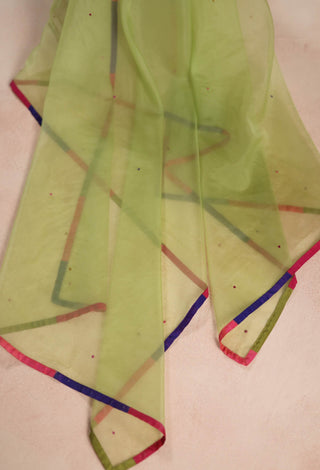Lime green zeya kurta set