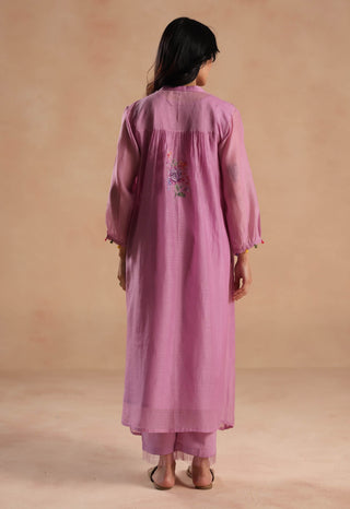 Purple urvi kurta with pants