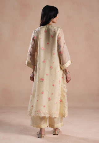 Ivory sarina kurta set
