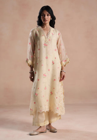 Ivory sarina kurta set
