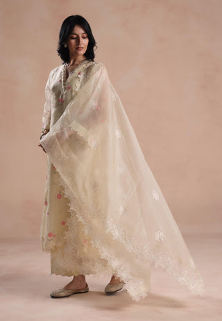 Ivory sarina kurta set