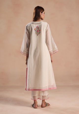 Ivory zeya kurta set