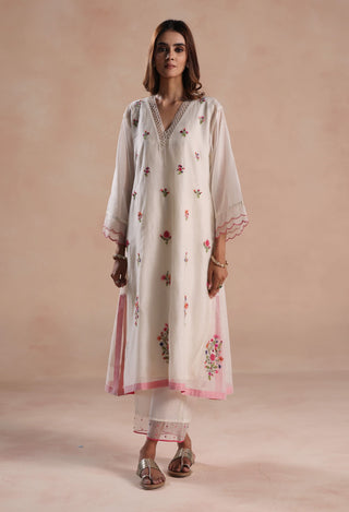 Ivory zeya kurta set