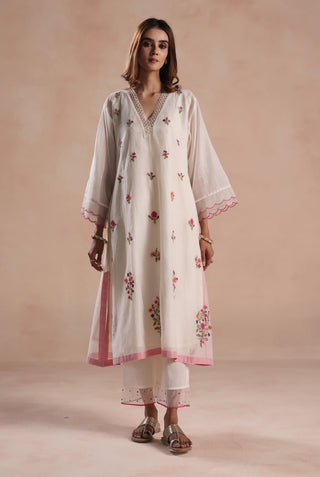 Ivory zeya kurta set