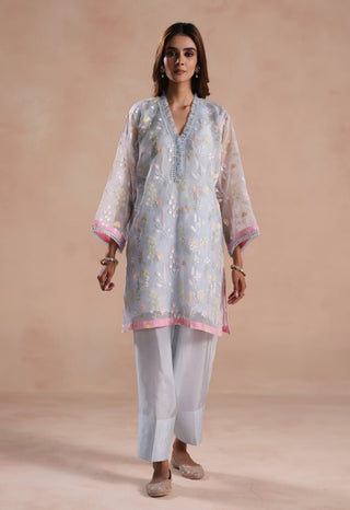 Blue eraya kurta set