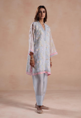 Blue eraya kurta set