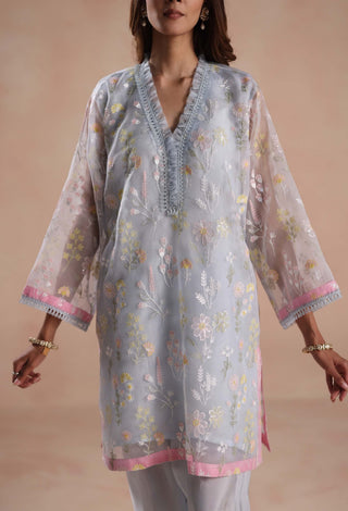 Blue eraya kurta set