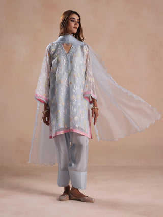 Blue eraya kurta set