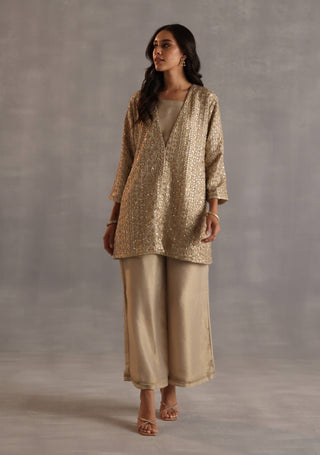 Miri gold tunic set