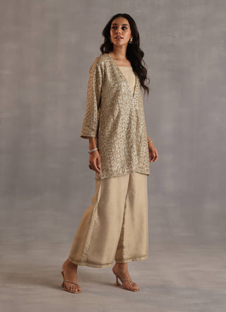 Miri gold tunic set