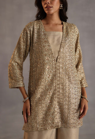Miri gold tunic set