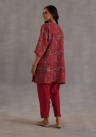 Raag magenta kurta and salwar