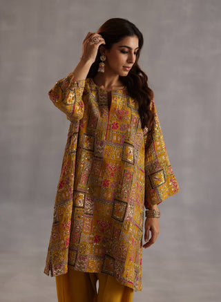 Raag yellow kurta and salwar
