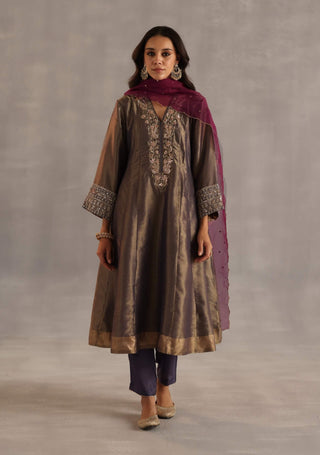Ahiri grey kurta set