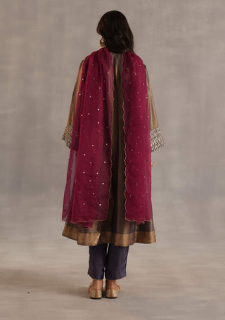 Ahiri grey kurta set